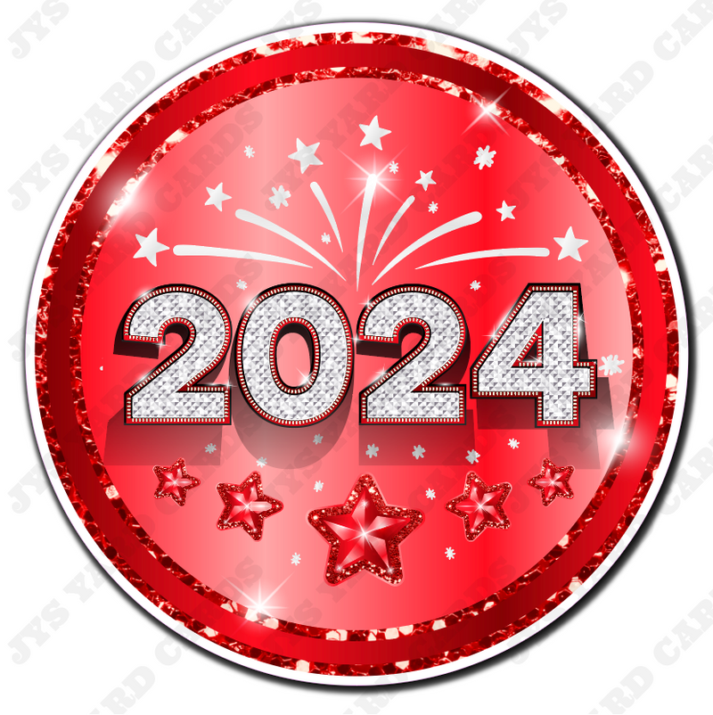 2024 Round Keepsake: Red