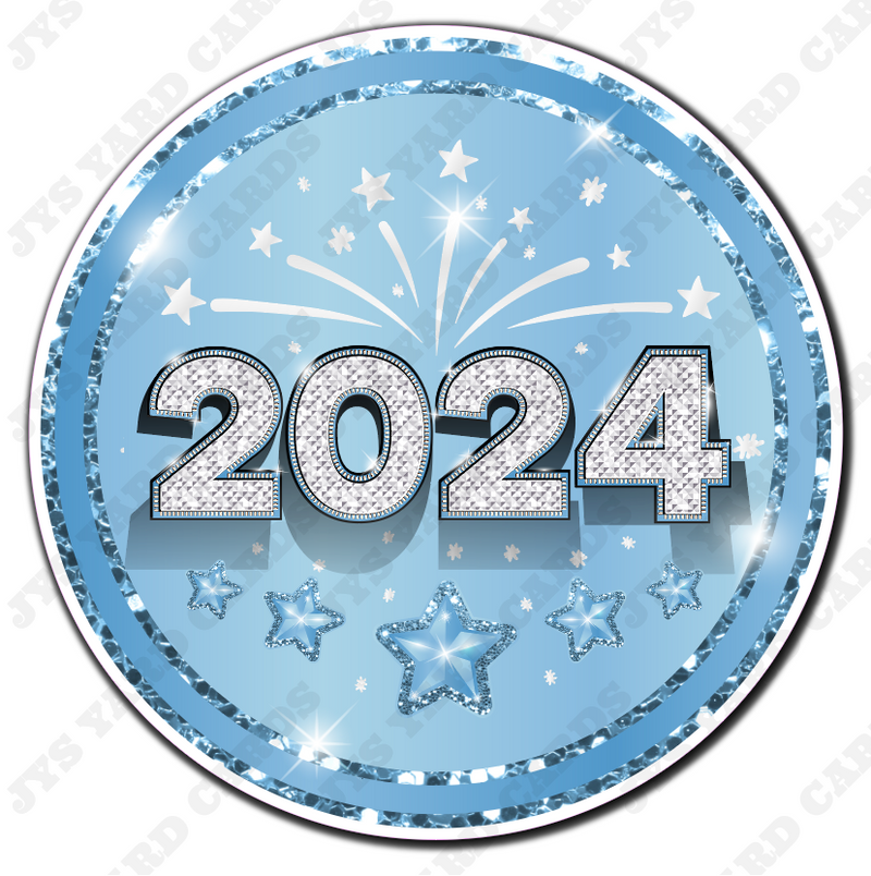 2024 Round Keepsake: Light Blue
