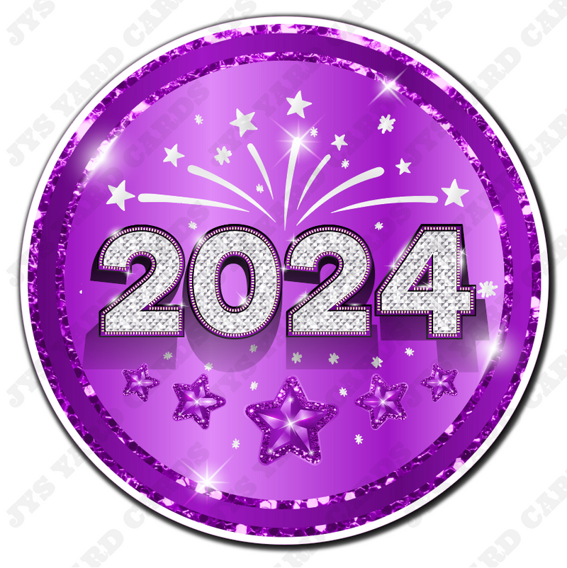 2024 Round Keepsake: Purple