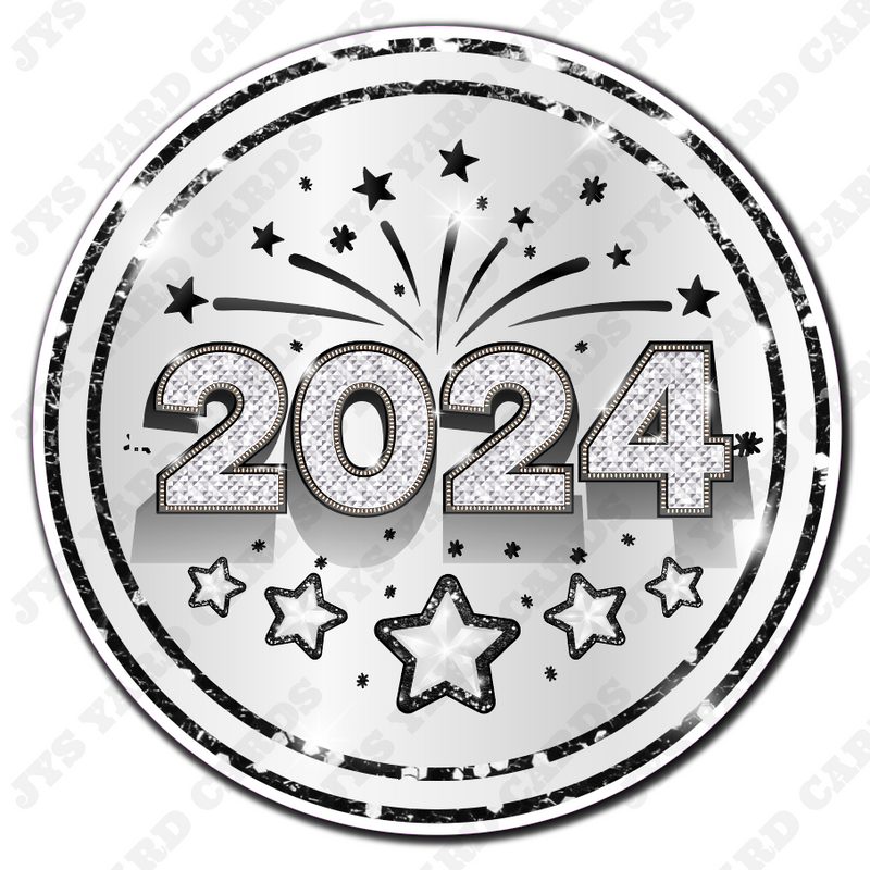 2024 Round Keepsake: Black & White