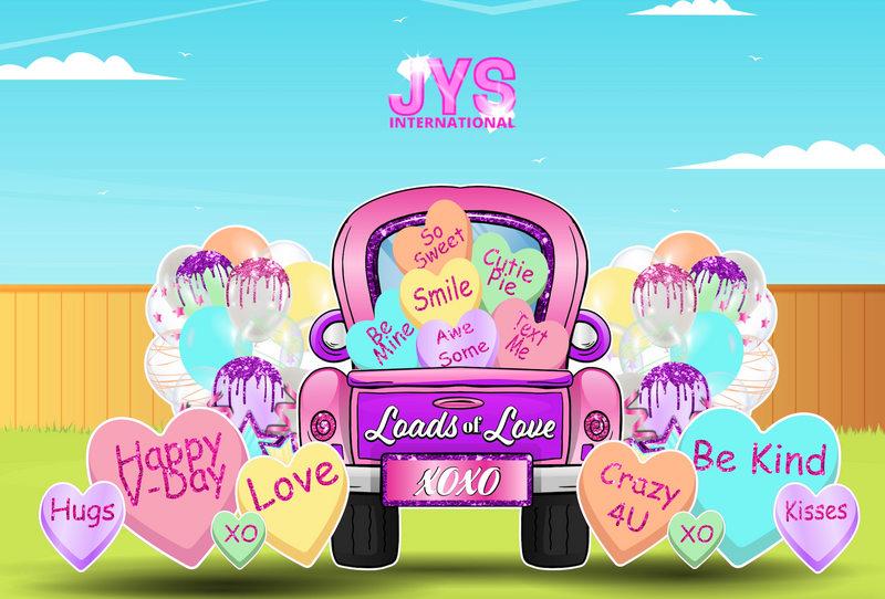TALK LOVE TO ME TRUCK: With Conversation Hearts