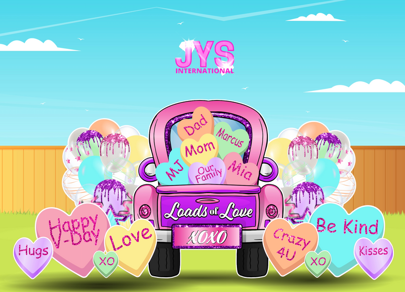TALK LOVE TO ME TRUCK: With Conversation Hearts
