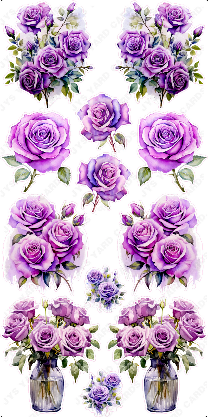 PURPLE FLORALS