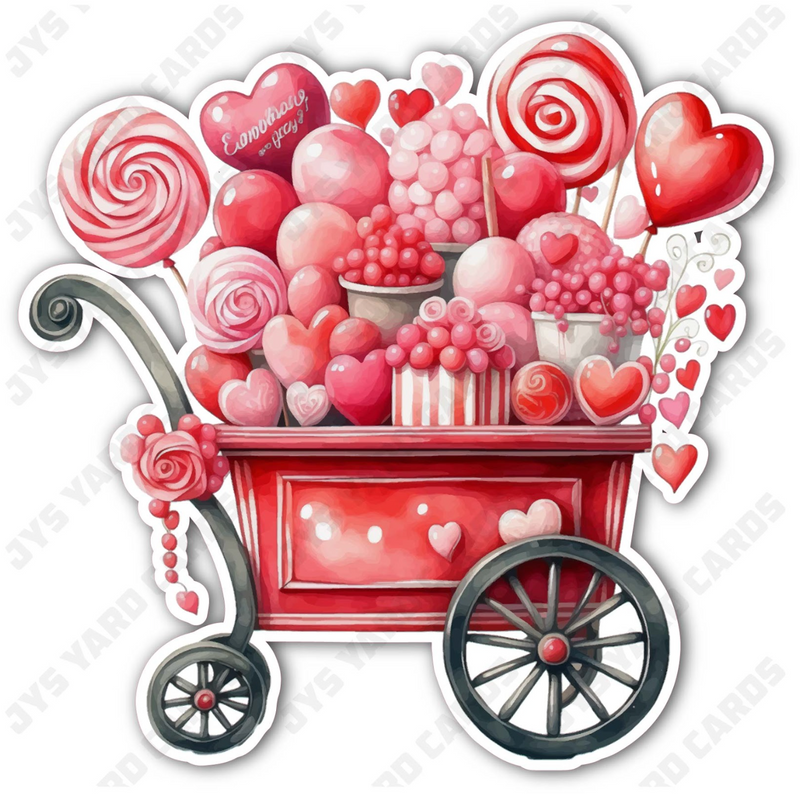 CANDY & HEARTS CART