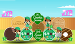 GIRL SCOUT COOKIES - Yard Card Signs by JYS International