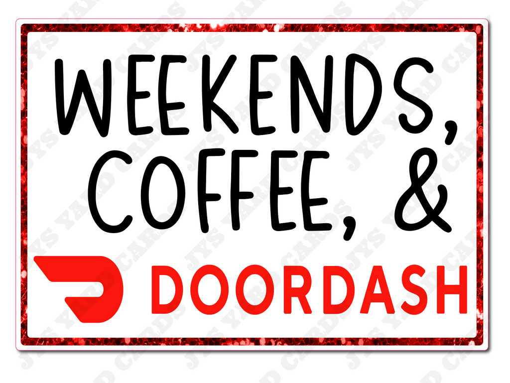 DOORDASH - Yard Card Signs by JYS International