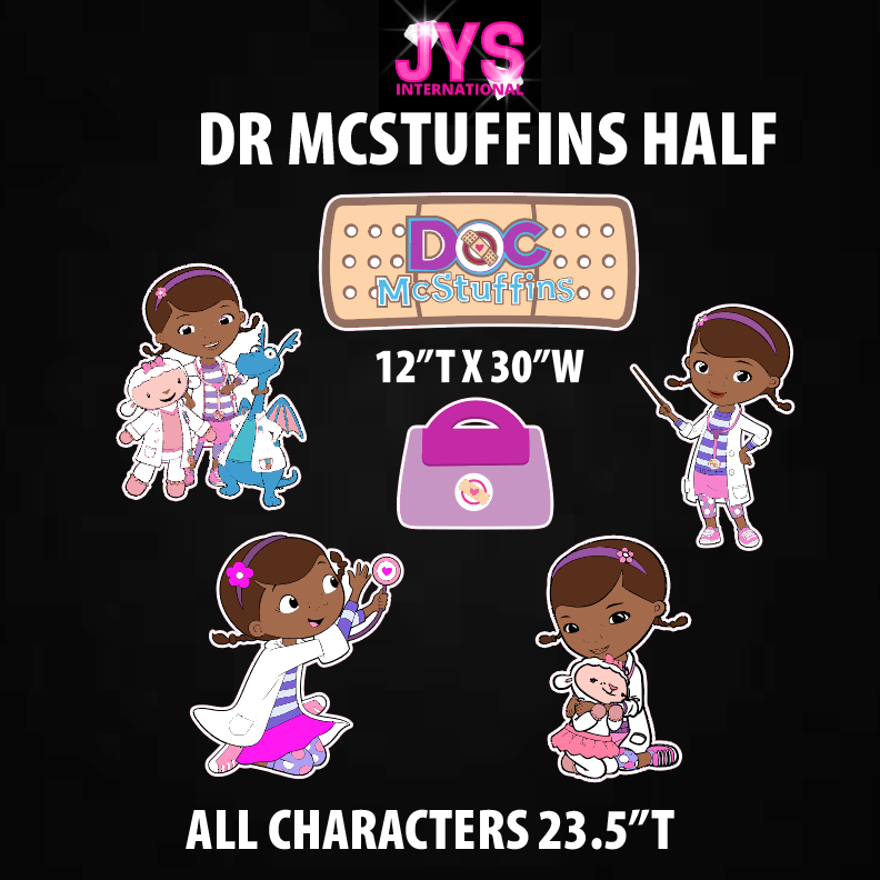 DR MCSTUFFINS HALF - Yard Card Signs by JYS International