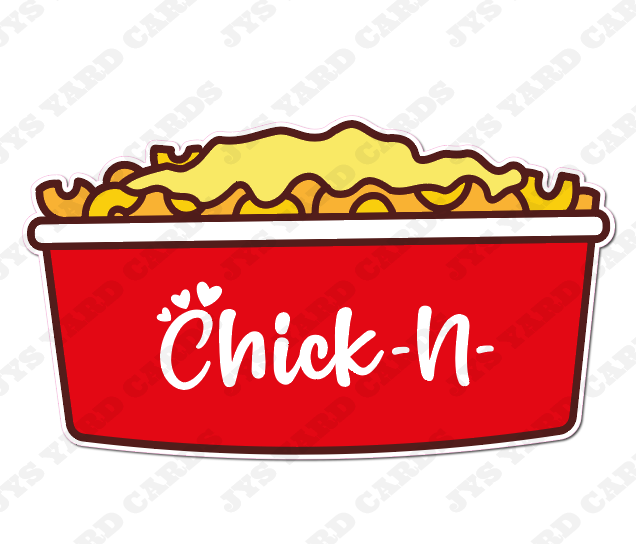 CHICK-FIL-A MAC AND CHEESE - Yard Card Signs by JYS International