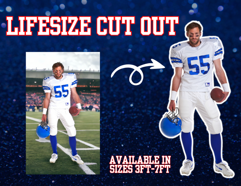 7ft LIFE SIZE CUT OUTS: SINGLE PACK