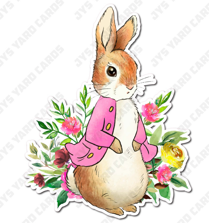 FLOPSY RABBIT: GARDEN - Yard Card Signs by JYS International