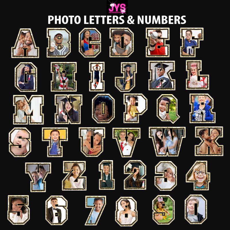 Say It with a Photo Letters & Numbers: 23” - Yard Card Signs by JYS International