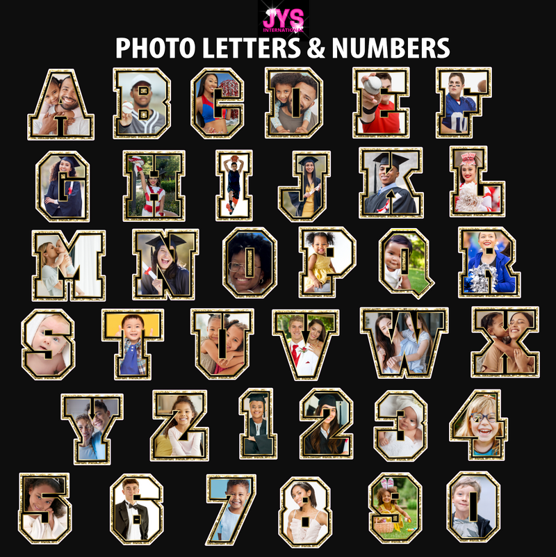 Say It with a Photo Letters & Numbers: 30"