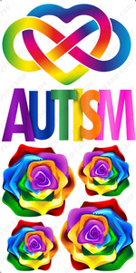 AUTISM INFINITY THEME - Yard Card Signs by JYS International