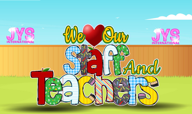 WE LOVE OUR TEACHERS & STAFF: SCHOOL THEMED