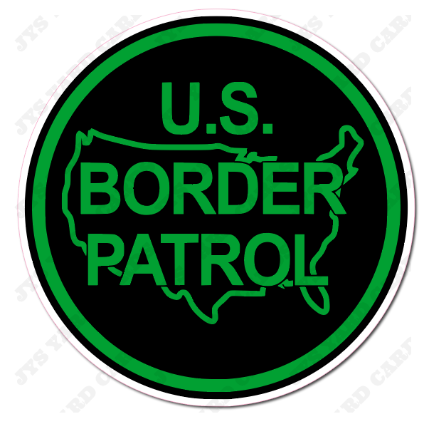 BORDER PATROL 1 - Yard Card Signs by JYS International