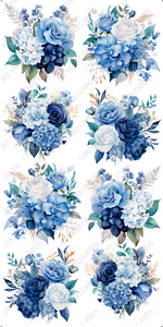 BLUE FLORALS