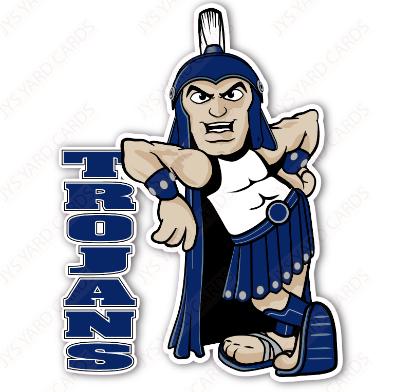 STANDING TROJAN MASCOT