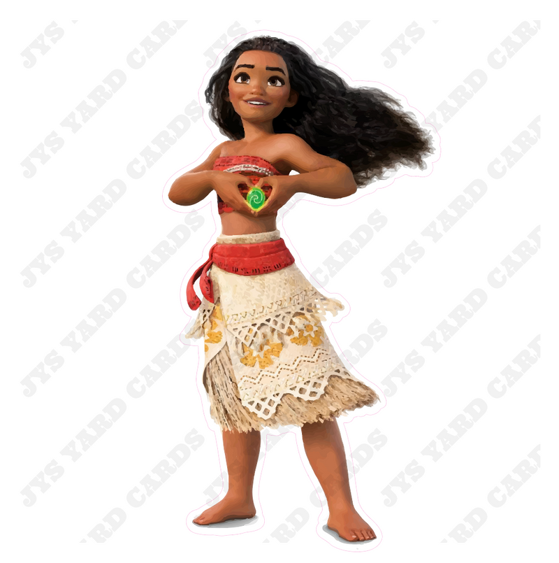 MOANA SINGLES: 3 - Yard Card Signs by JYS International