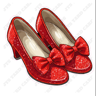 RUBY RED SLIPPERS - Yard Card Signs by JYS International