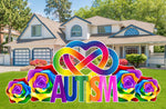 AUTISM INFINITY THEME - Yard Card Signs by JYS International