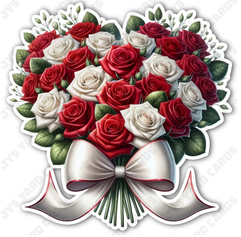 RED & WHITE ROSE BUNDLE