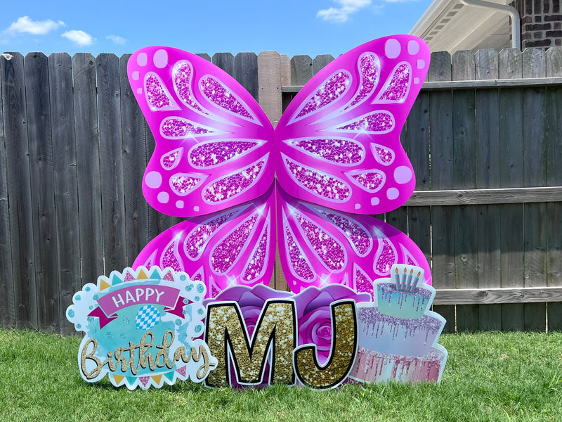 JYS BUTTERFLY CUTIE: 5FT WHITE & SILVER