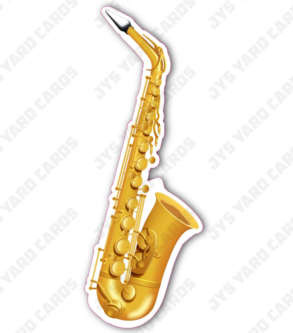 SAXOPHONE - Yard Card Signs by JYS International