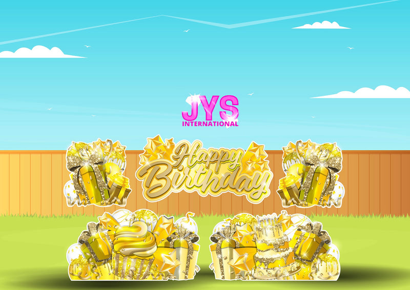 JAZZY HBD ALL-N-1: GOLD & YELLOW
