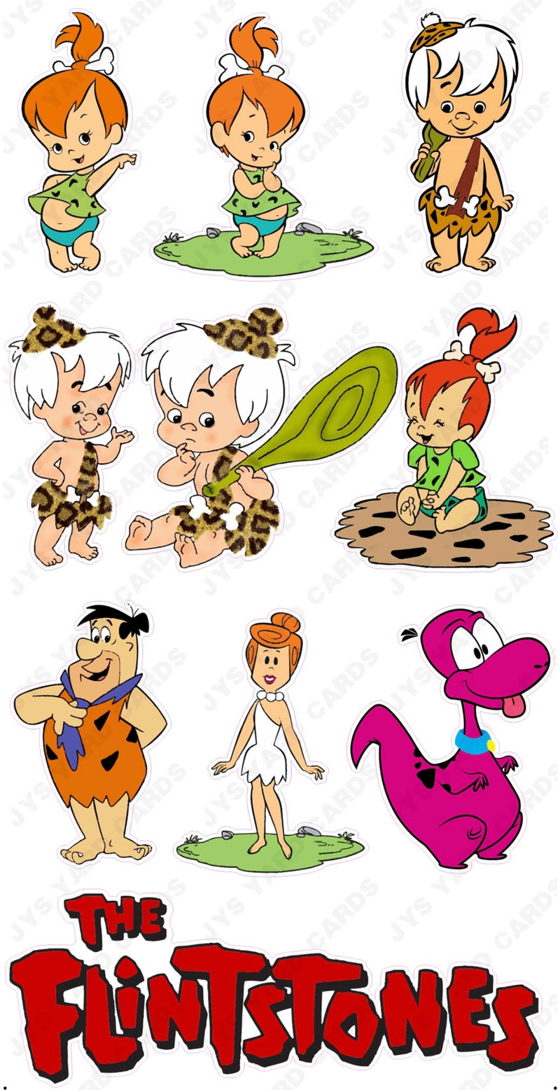 FLINTSTONE THEME - Yard Card Signs by JYS International