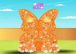 JYS BUTTERFLY CUTIE: 5FT ORANGE - Yard Card Signs by JYS International