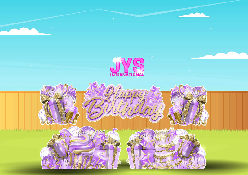 JAZZY HBD ALL-N-1: GOLD & LAVENDER