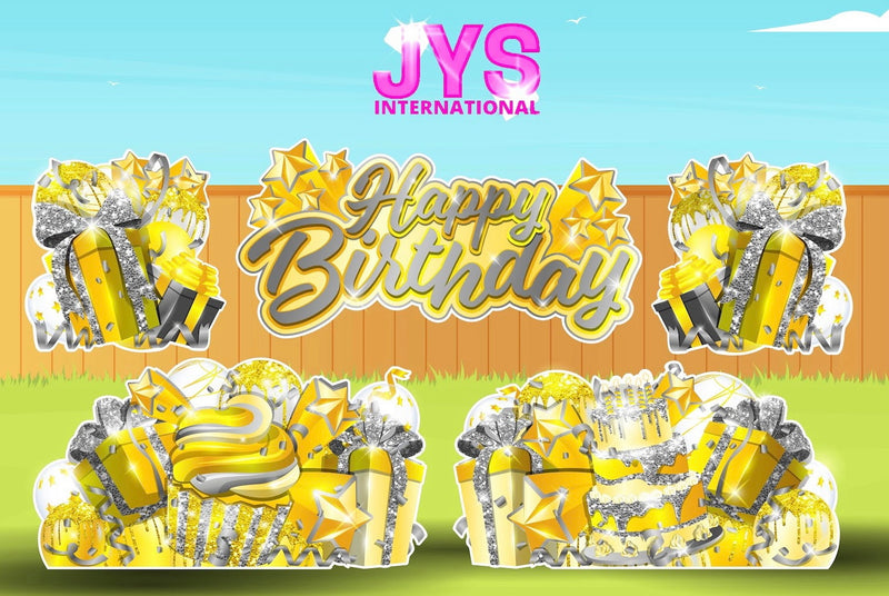 JAZZY HBD ALL-N-1: SILVER & YELLOW