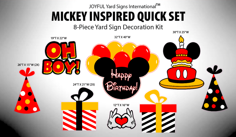 MICKEY INSPIRED QUICK SET