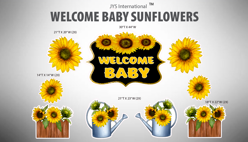 SUNFLOWER WELCOME BABY QUICK SET