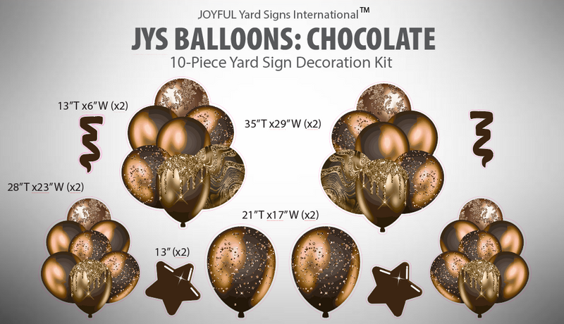 JYS BALLOONS: CHOCOLATE