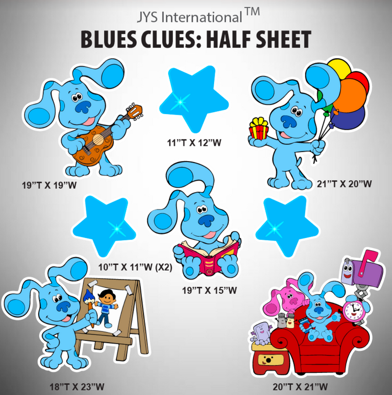 BLUES CLUES: HALF SHEET