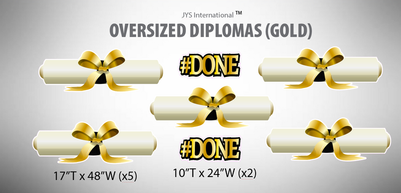 OVERSIZED DIPLOMAS (MULTIPLE COLORS)