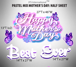 MOTHER'S DAY SPRING COLLECTION: HALF SHEET (MULTIPLE OPTIONS)
