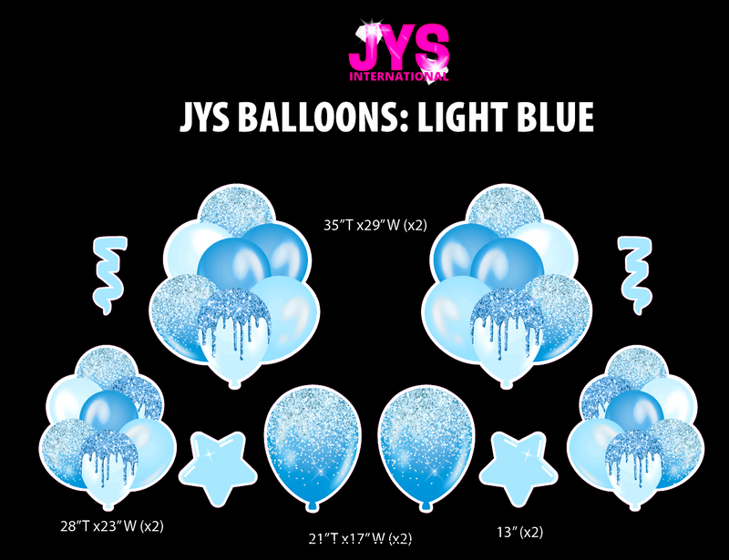JYS BALLOONS: LIGHT BLUE