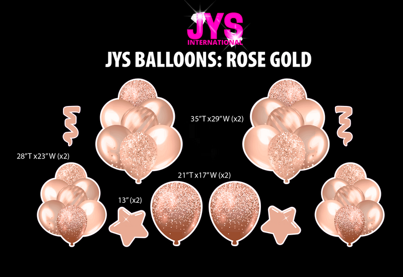 JYS BALLOONS: ROSE GOLD