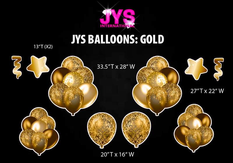 JYS BALLOONS: GOLD