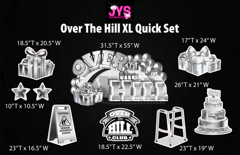 OVER THE HILL XL QUICK SET