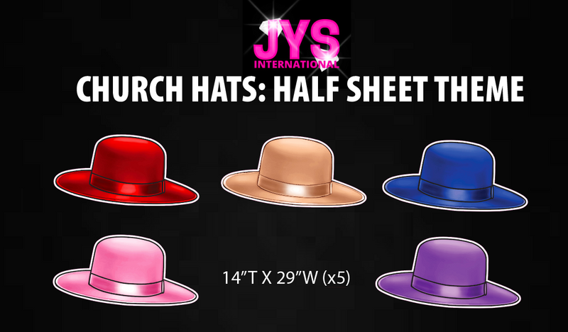 CHURCH HATS: HALF SHEET