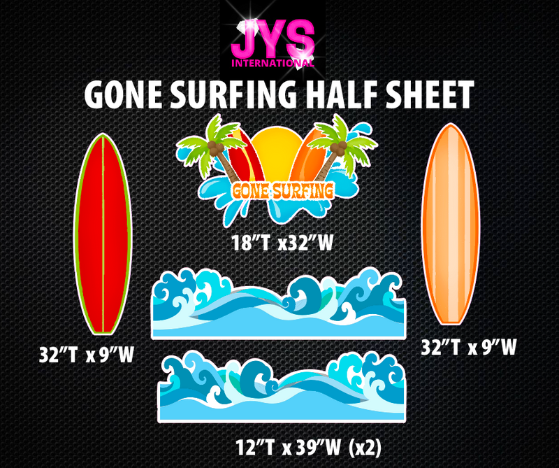 GONE SURFING: HALF SHEET