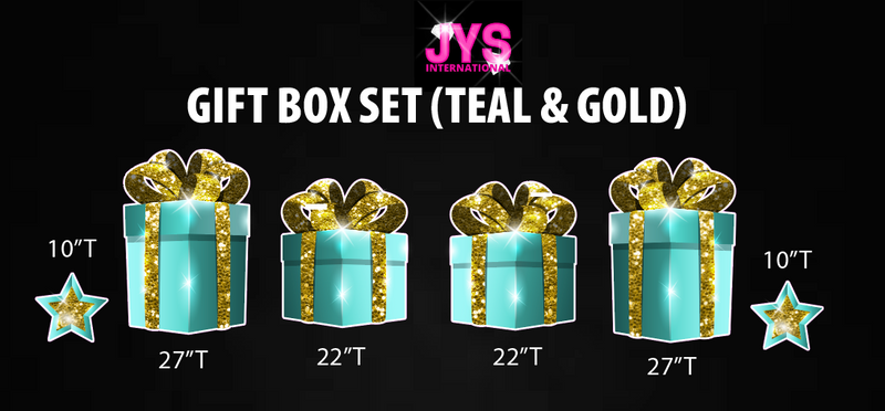 GIFT BOX (TEAL & GOLD)