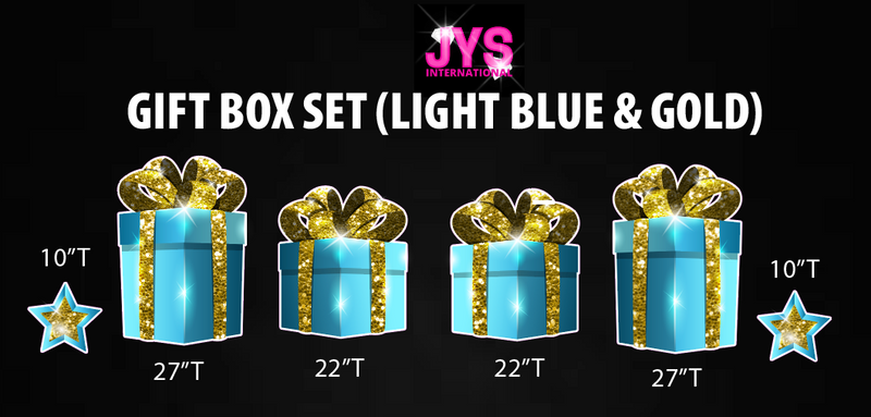 GIFT BOX (LIGHT BLUE & GOLD)