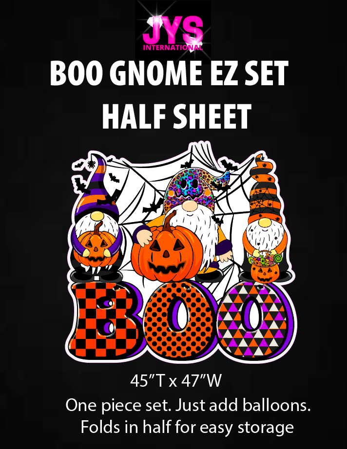 BOO GNOME EZ SET: HALF SHEET