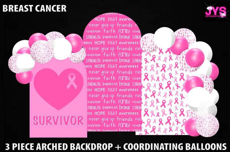 ARCHED BACKDROP: BREAST CANCER