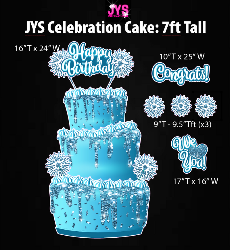 JYS CELEBRATION CAKE: LIGHT BLUE