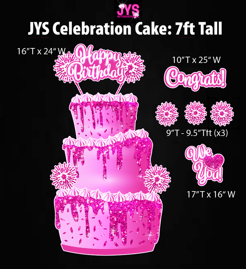 JYS CELEBRATION CAKE: LIGHT PINK